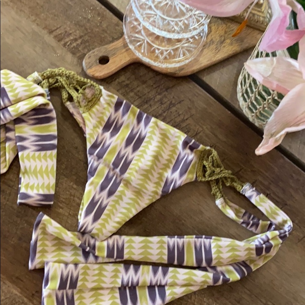 Acacia swimwear tie bottoms
